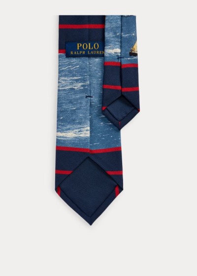 Laços Polo Ralph Lauren Polo Sport Sailboat Silk Homem 47256-YXBA